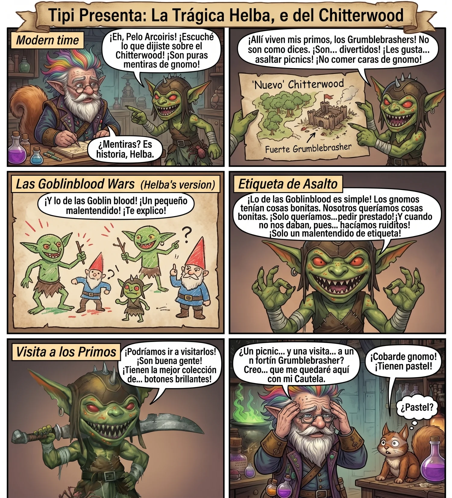 Tipi y Helba: La otra versión del Chitterwood