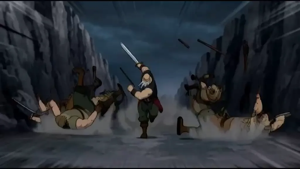 Batalla en el desfiladero (clip)